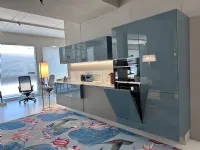 Cucina Lago design lineare altri colori in vetro 36e8