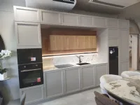 Cucina Imab design lineare tortora in laccata opaco Madeira