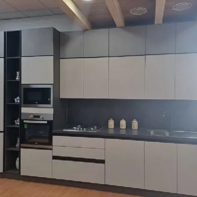 Cucina design lineare Net cucine Zoe a prezzo scontato