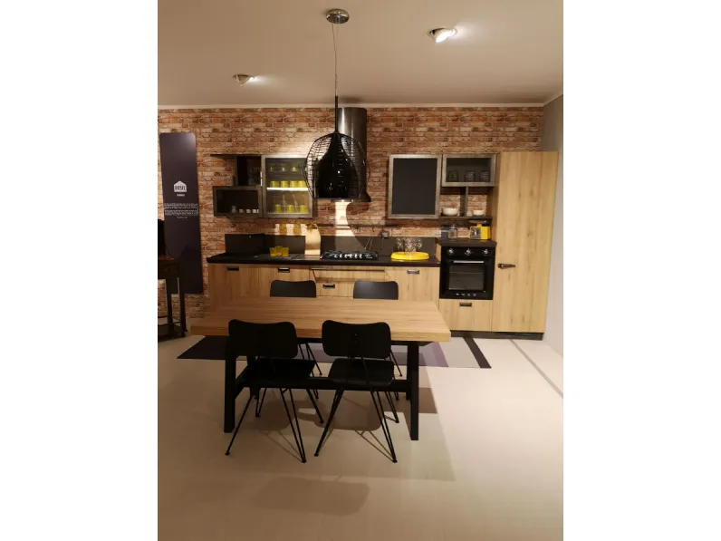 Cucina design lineare Scavolini Diesel a prezzo ribassato