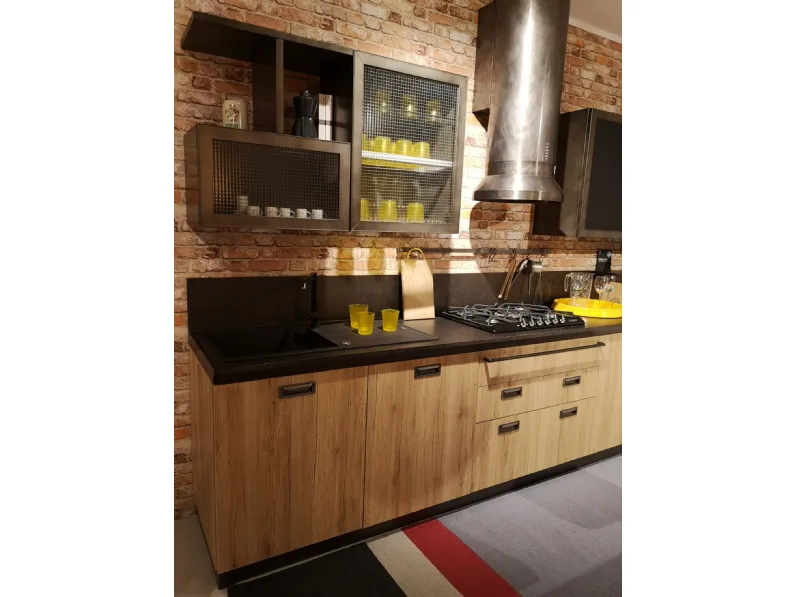 Cucina design lineare Scavolini Diesel a prezzo ribassato