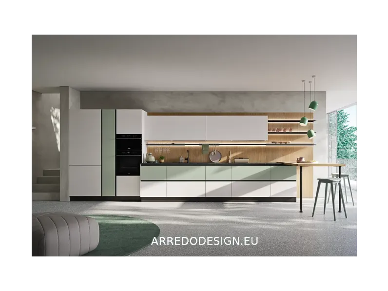 Cucina lineare moderna altri colori Ar-due Easy a soli 6050