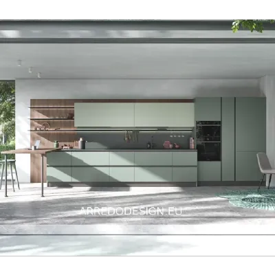 Cucina altri colori moderna lineare Easy Ar-due in Offerta Outlet