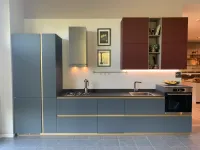 Cucina grigia moderna lineare Delinea Scavolini a soli 9800 Euro