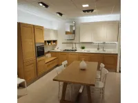 Cucina Veneta cucine moderna ad angolo rovere chiaro in legno Dialogo