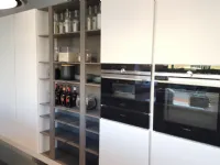 Cucina Dibiesse design ad isola grigio in resina cementizia Area 22