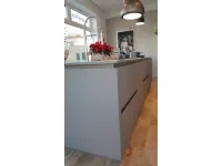 Cucina Dibiesse design ad isola grigio in resina cementizia Area 22