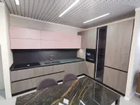Cucina Dibiesse moderna ad angolo grigia in nobilitato Emporio