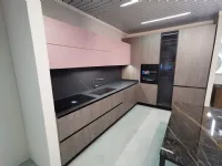 Cucina Dibiesse moderna ad angolo grigia in nobilitato Emporio