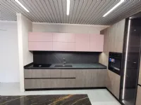 Cucina Dibiesse moderna ad angolo grigia in nobilitato Emporio