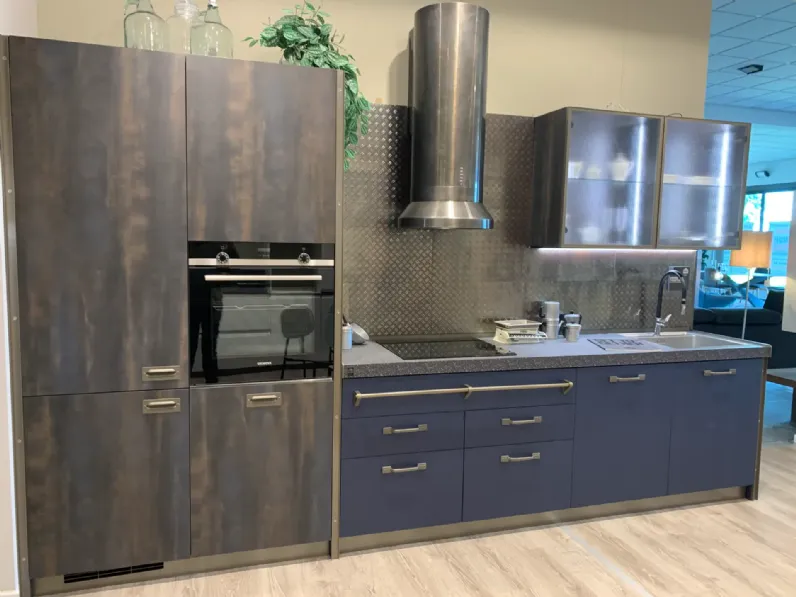 Cucina industriale lineare Diesel get together Scavolini a prezzo scontato