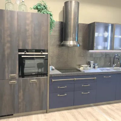 Cucina industriale lineare Diesel get together Scavolini a prezzo scontato