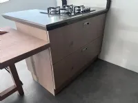 Cucina con penisola in legno a prezzo scontato 45%