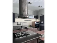 Cucina con penisola in legno a prezzo scontato 45%