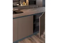 Cucina Klab 07 outlet moderna altri colori Diotti.com con isola scontata 43%