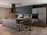 Cucina a prezzo scontato con isola moderna Klab 07 outlet Diotti.com