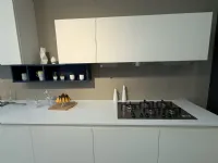 Cucina Materia moderna bianca Doimo cucine lineare scontata 50%