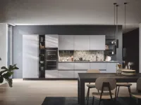 Cucina altri colori moderna lineare Prima cucine Domino composizione 09 a soli 4473