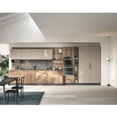 Cucina Domino lineare Prima cucine con uno sconto imperdibile