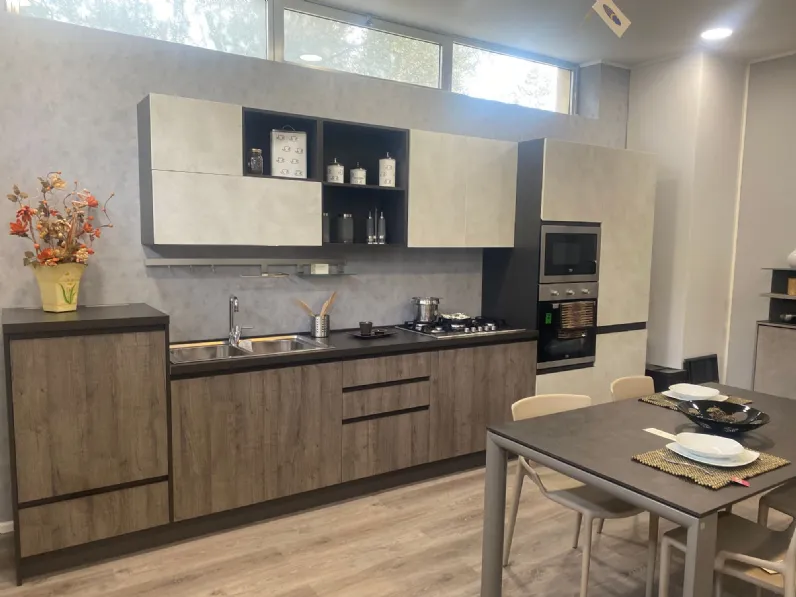 Cucina lineare Dune up Concreta cucine con un ribasso vantaggioso