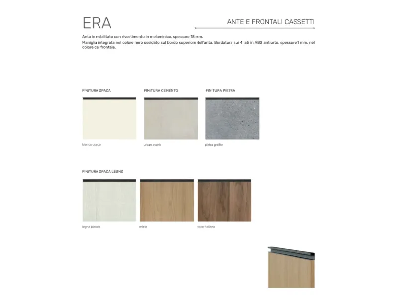 Cucina altri colori moderna lineare Era  Net cucine scontata