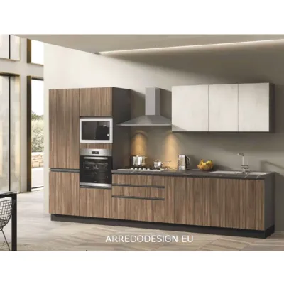 Cucina Era  moderna altri colori Net cucine lineare scontata 50%