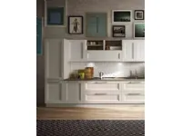 Cucina lineare in legno a prezzo scontato 33%