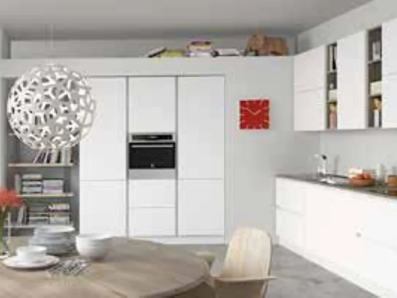 Cucina moderna lineare Seta 3 Essebi a prezzo ribassato