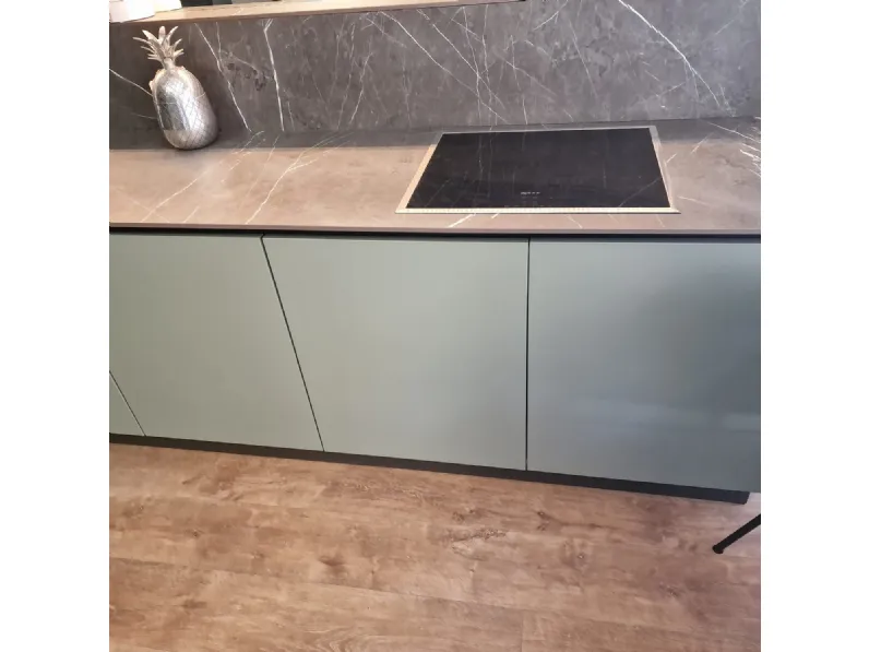 CUCINA lineare Essebi Verde SCONTATA 32%