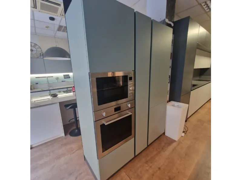 CUCINA lineare Essebi Verde SCONTATA 32%