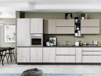 Cucina moderna lineare Emily 01 Evo cucine a prezzo ribassato