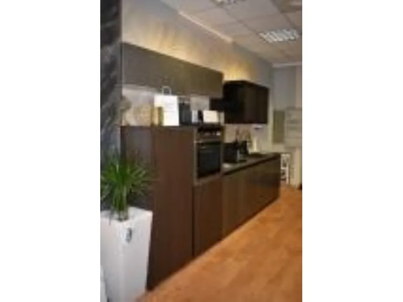 Cucina Arredo3 country lineare grigio in laccato opaco Factory