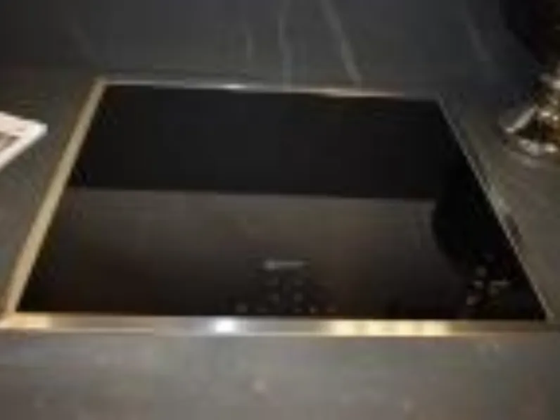 Cucina Arredo3 country lineare grigio in laccato opaco Factory