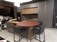 Cucina grigia design con isola Modula con isola Febal a soli 7990 Euro