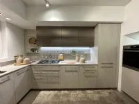 Cucina magnolia moderna ad angolo Modula Febal a soli 12500