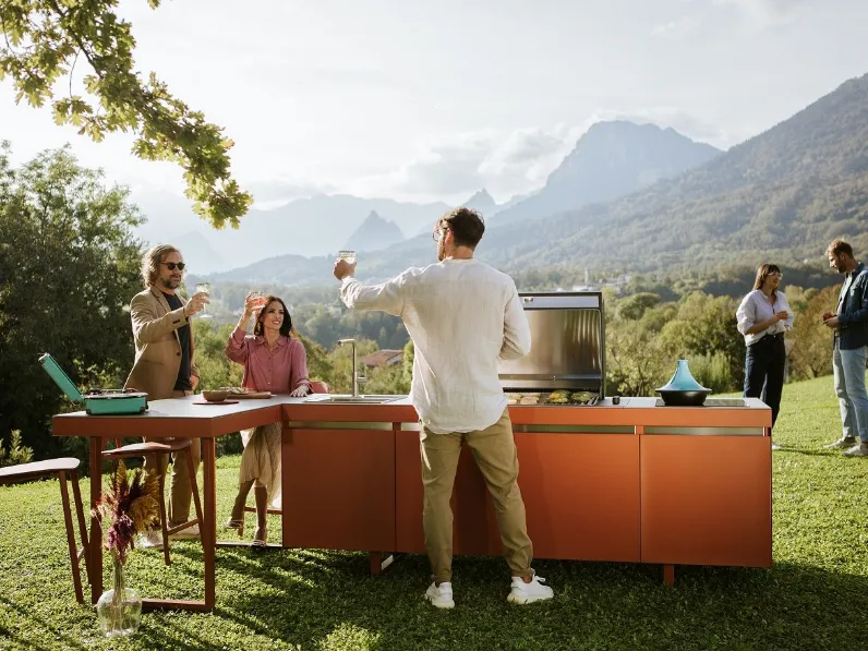 Cucina altri colori design Cucina da esterno agher  Fogher in offerta 