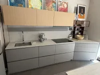 Cucina Folio design grigia Snaidero lineare scontata 30%