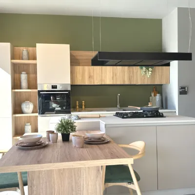 Cucina con isola in laminato opaco altri colori Foodshelf a prezzo scontato