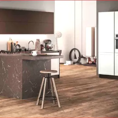 Cucina bianca moderna lineare Frame 3 Arredo3 a soli 10300 Euro