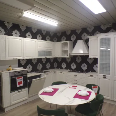 Cucina ad angolo classica bianca Febal Gala febal casa a soli 7690 Euro