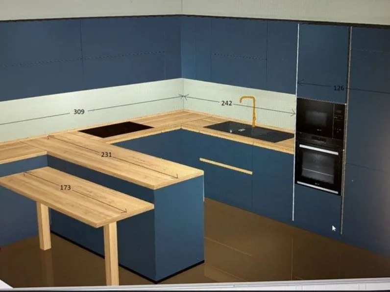 Cucina Giannei Easy PREZZO OUTLET scontata 50%