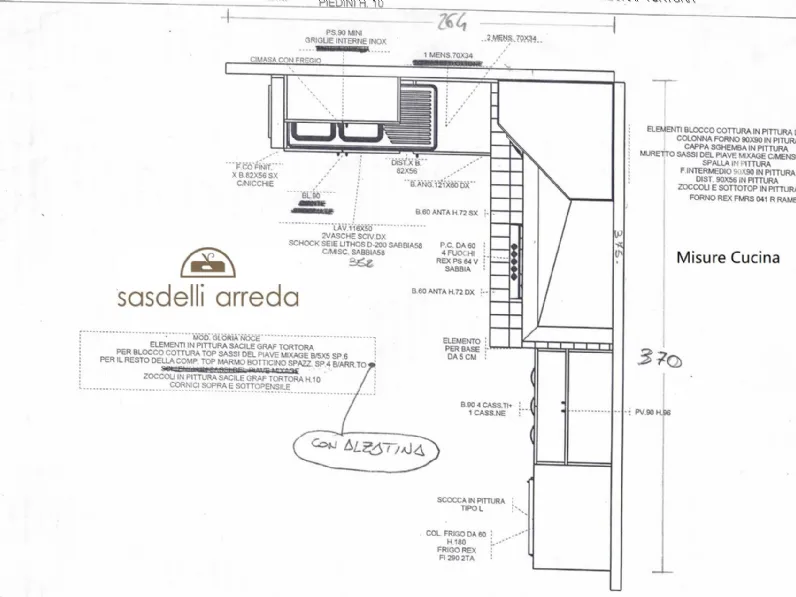 Cucina Gloria di Arrex scontata -50%