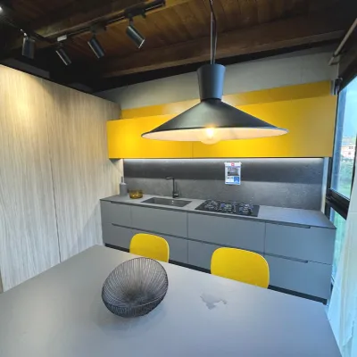 Cucina Febal casa modula j design grigia Febal ad angolo scontata 73%