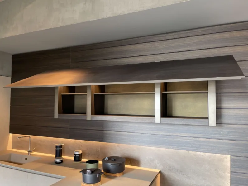 Cucina ad angolo design grigia Modulnova Mh6 a soli 22600 Euro