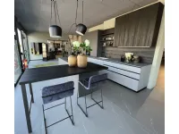 Cucina grigia design con isola Cucina tratto  Meson's cucine in offerta