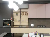 Cucina lineare in laminato materico grigia Cucina modello ginevra ciao cucina a prezzo ribassato