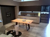 Cucina ad angolo in laminato materico a prezzo scontato 33%