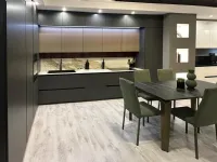 Cucina Star moderna grigia Mobilturi ad angolo scontata 50%