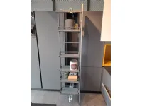 Cucina grigia moderna con isola Aleve' Stosa scontata