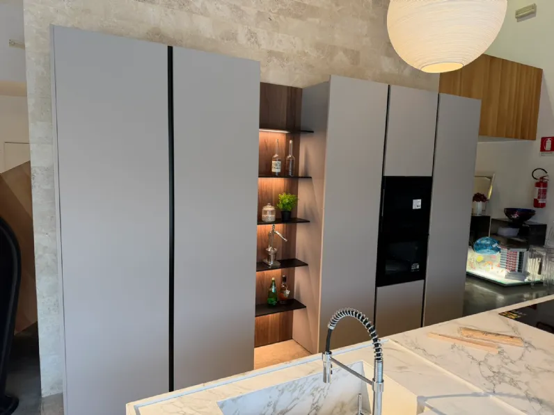 Cucina a PREZZI OUTLET in laccata opaco Binova -56%